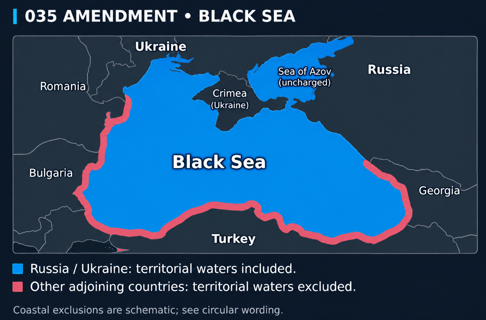 Almost the Entire Black Sea Is Now a War-Risk Listed Area