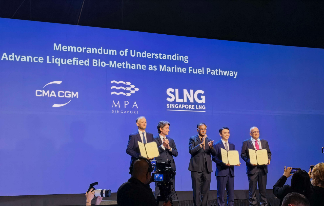 MPA, CMA CGM and SLNG Join Forces on Bio-LNG Bunkering