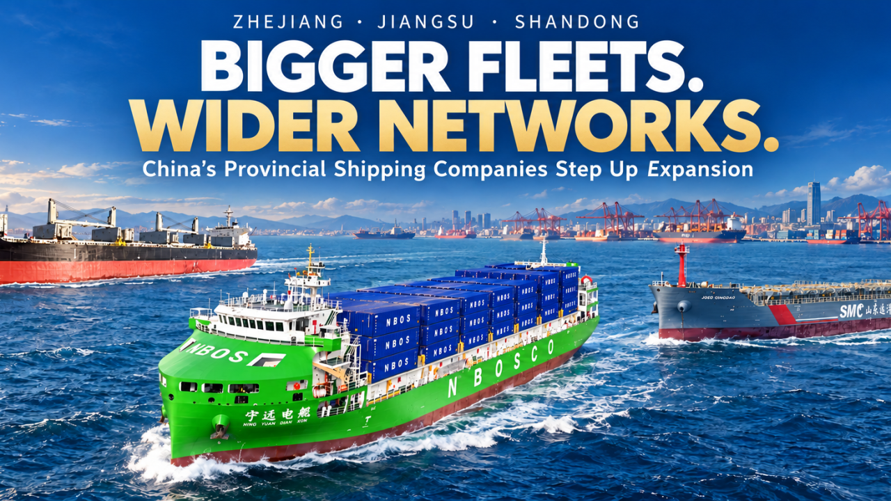 Bigger Fleets, Wider Networks: China’s Provincial Shipping Companies Step Up Expansion